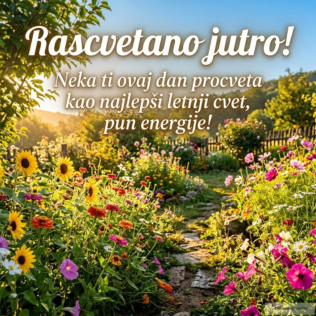 Živopisno letnje cveće koje zrači energijom i svežinom.