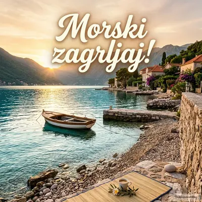 Predivno letnje jutro uz more, energično i romantično