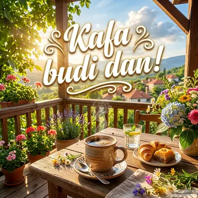 Letnja slika: topla kafa za energično vikend jutro.